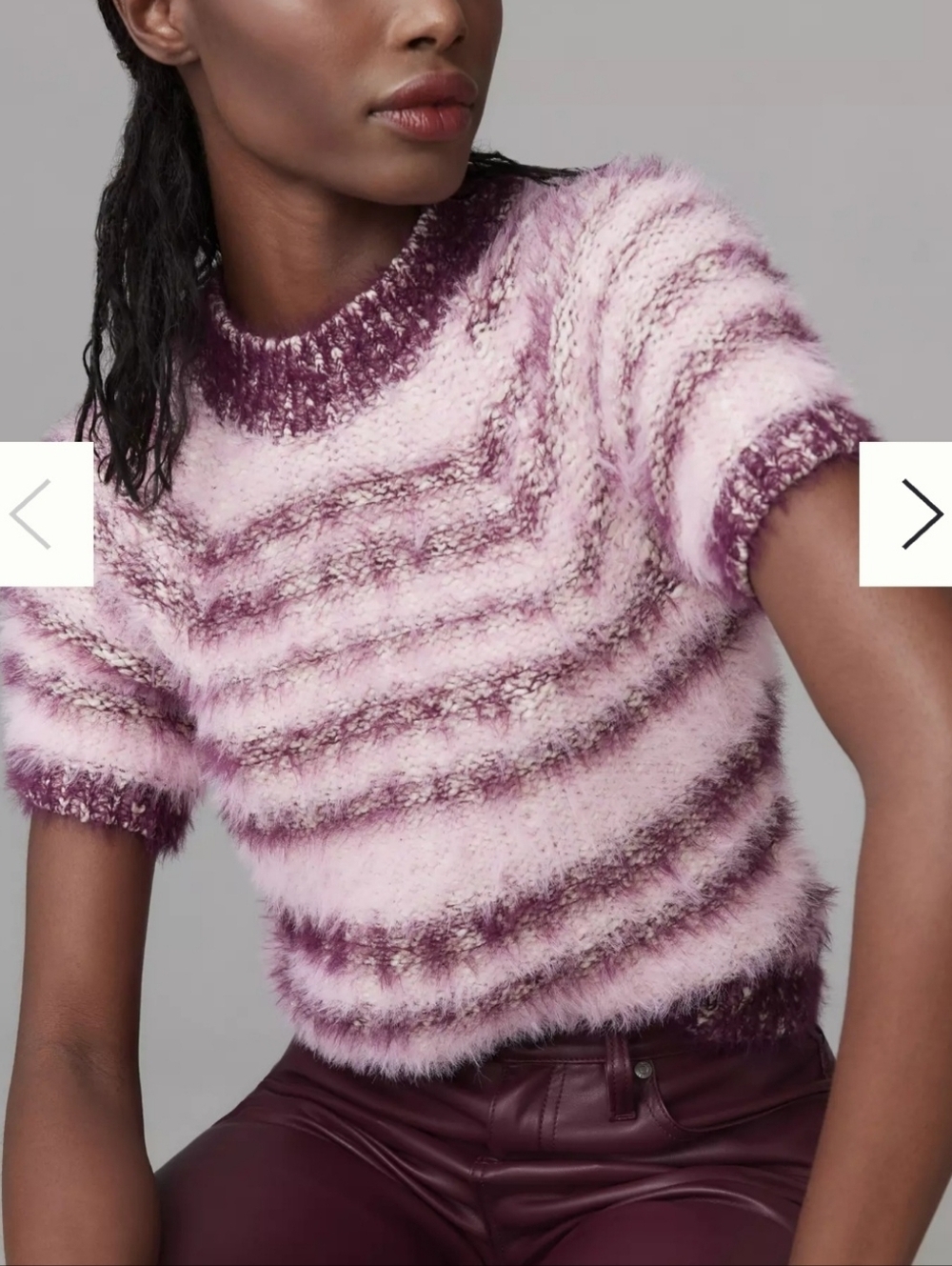 Pilcro Eyelash Baby Sweater Tee-Size L